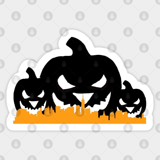 Halloween in NYC Sticker by Laybov